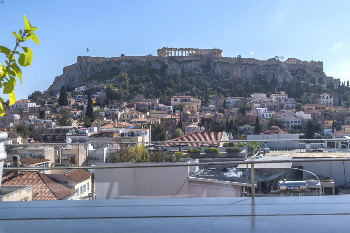 Elegant, Rooftop Acropolis View