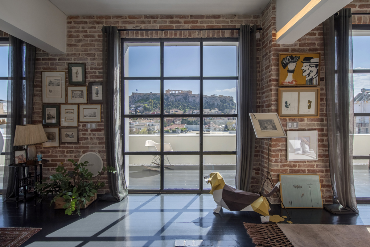 Elegant, Rooftop Acropolis View | VIII