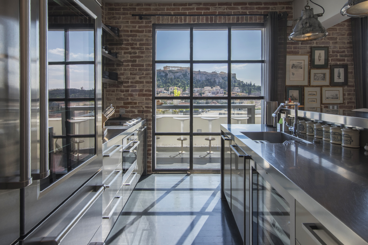 Elegant, Rooftop Acropolis View | X