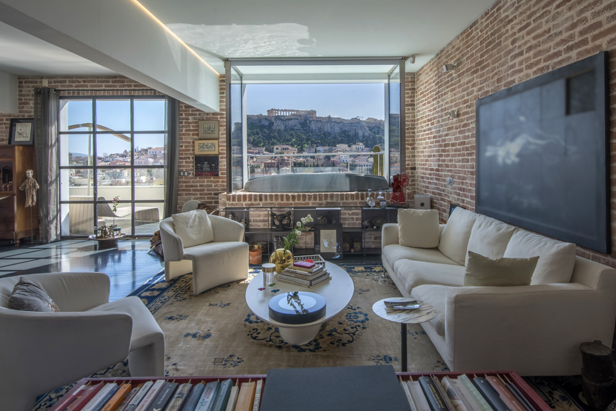 Elegant, Rooftop Acropolis View | XVI