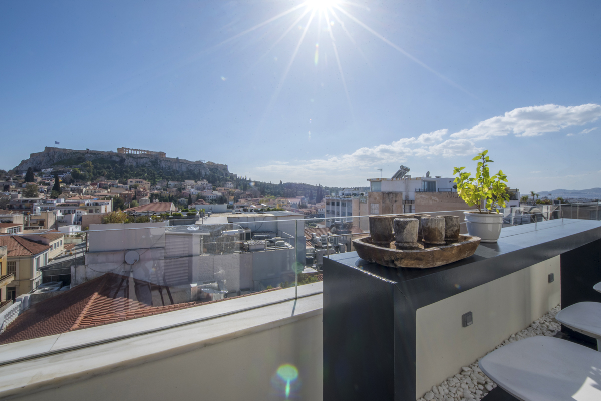 Elegant, Rooftop Acropolis View | XXXIV