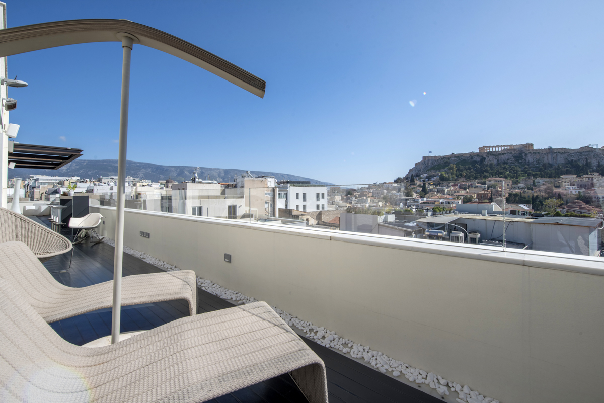 Elegant, Rooftop Acropolis View | XXXV
